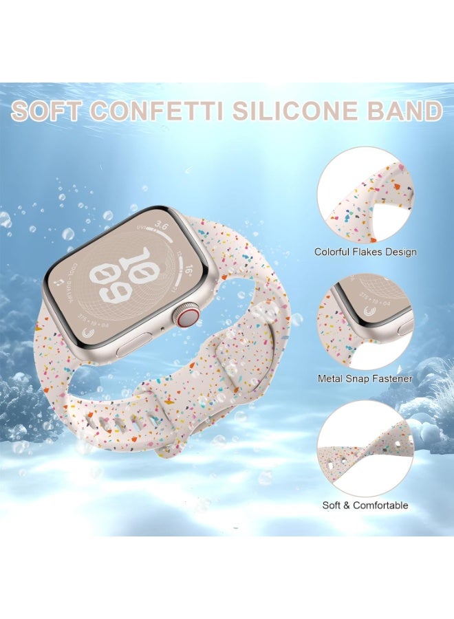 أحزمة رياضية لساعة أبل، متوفرة بأحجام 40 مم، 41 مم، 38 مم، و42 مم، مناسبة للنساء والأطفال والرجال. حزام سيليكون بلاستيكي معاد تدويره، لطيف، متوافق مع ساعات أبل من السلسلة 11، 10، 9، 8، 7، 6، 5، 4، 3، SE، والجيل الثالث/الثاني. - Image 2